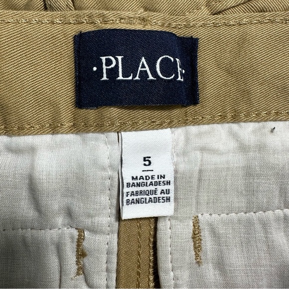 NWT The Children’s Place Boys Uniform Straight Chino Pants Only One pair- Flax - Picture 4 of 7